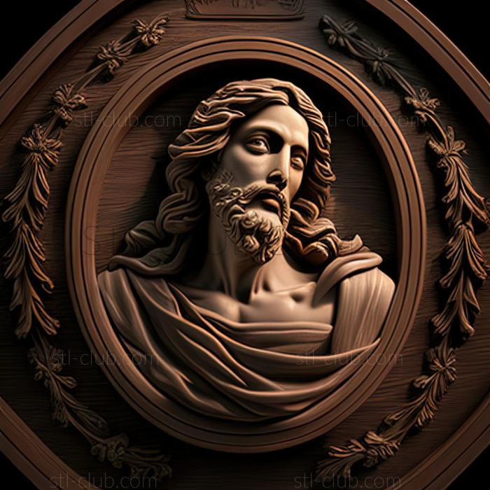 3D model st jesus (STL)